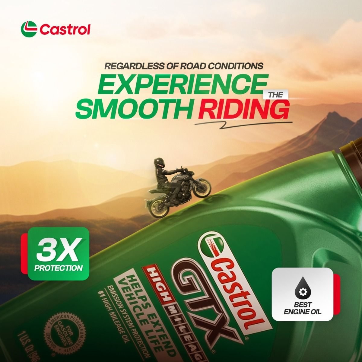 Castrol GTX — Campaign Visual