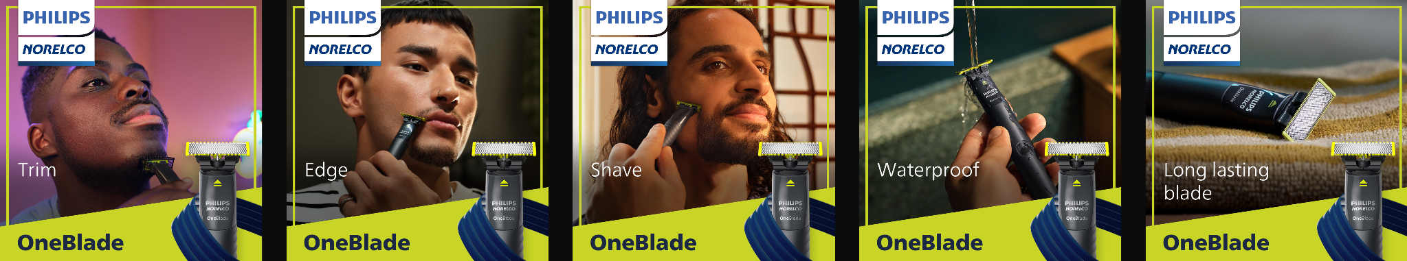 OneBlade — Trim, Edge, Shave
