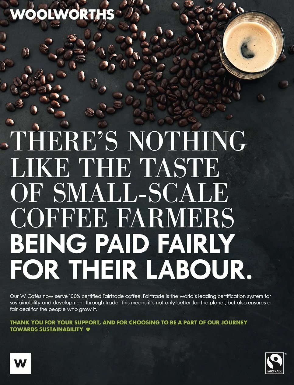 Woolworths — Fairtrade Coffee